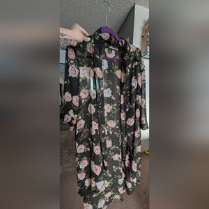 Floral Sheer Kimono